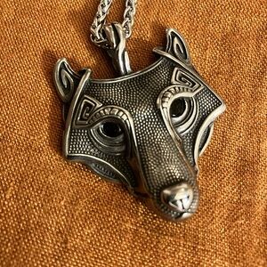 Wolf Pendant Necklace